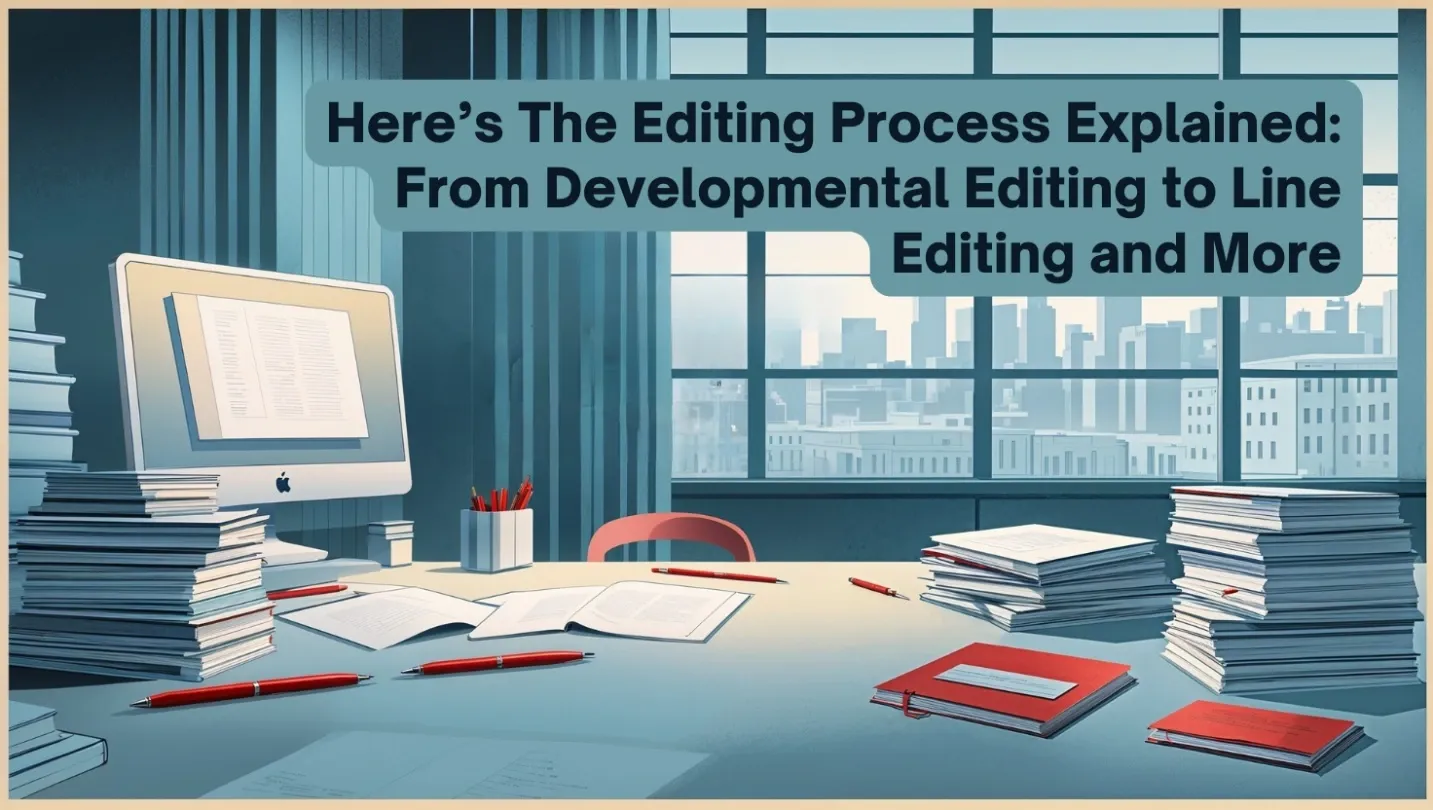 Here’s The Editing Process Explained: From Developmental Editing to Line Editing and More